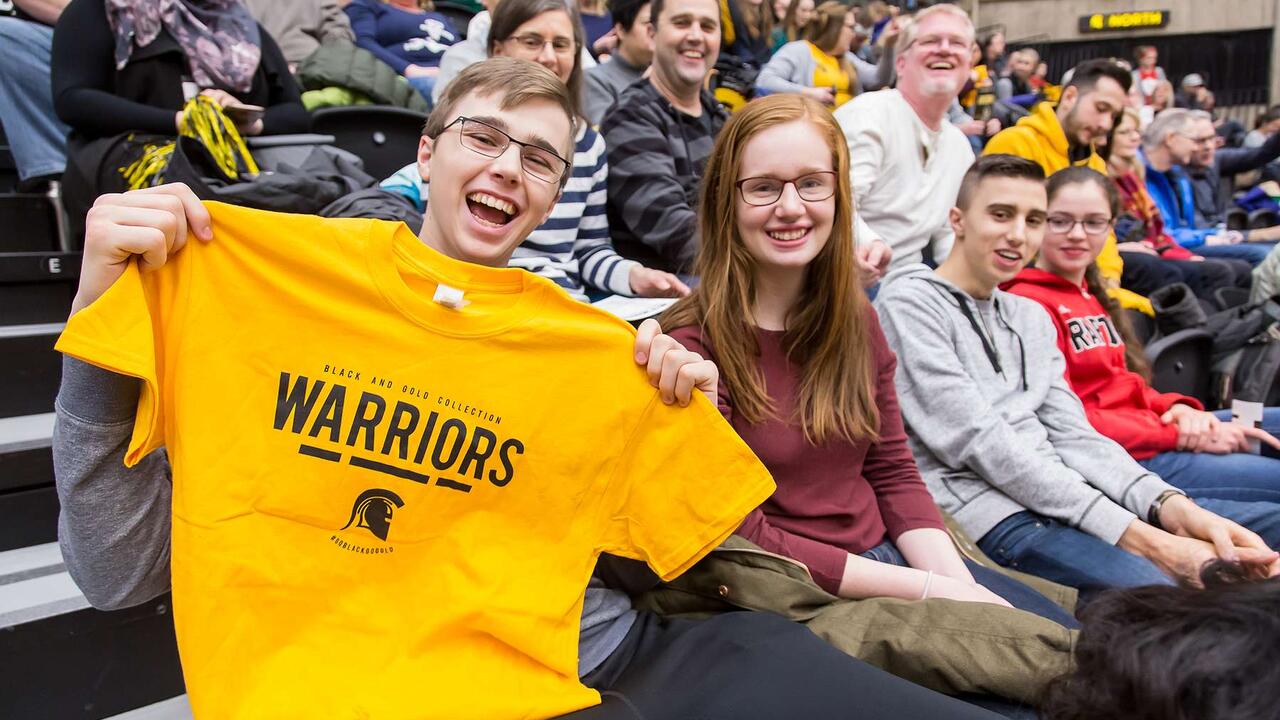 Fans in the stands at FAD 2018