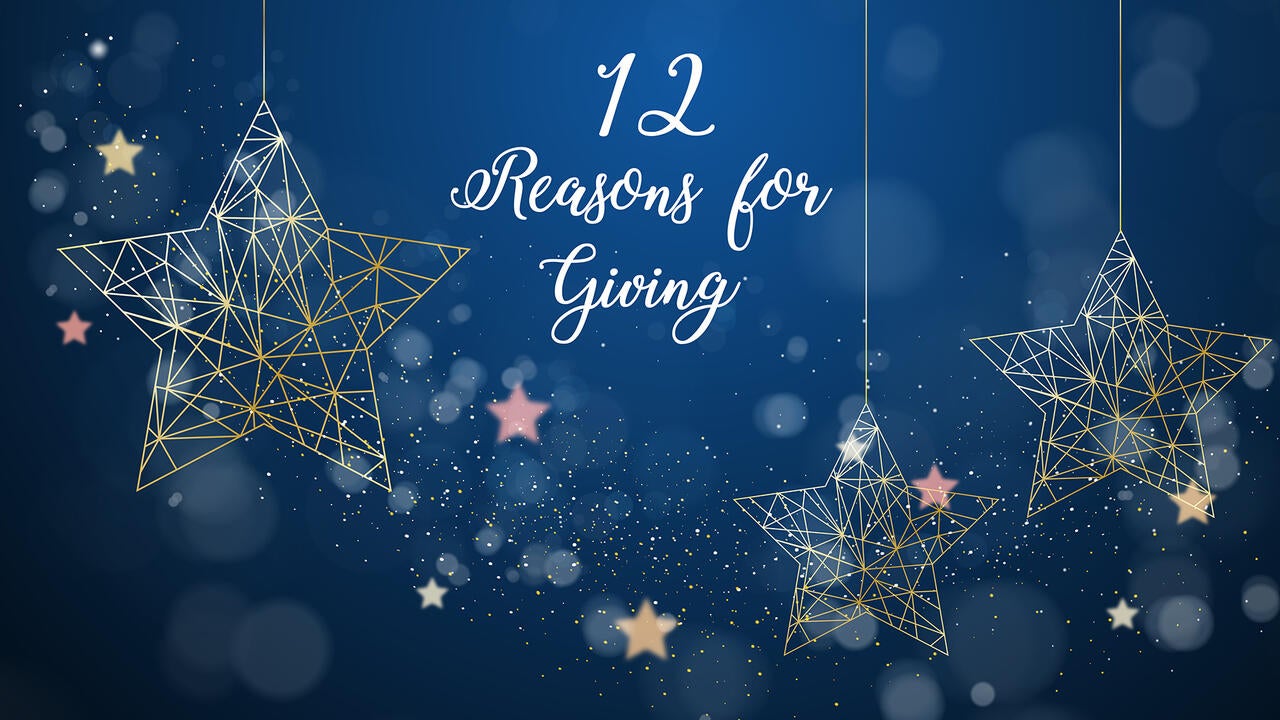 Twelve reasons for giving