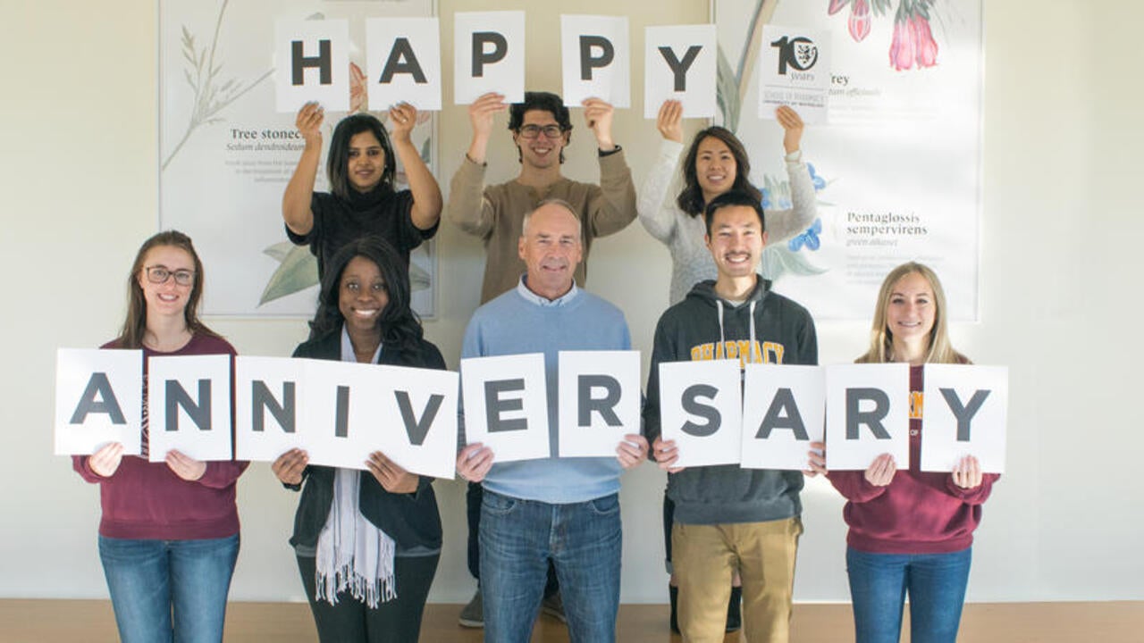 School of Pharmacy is celebrating 10 years