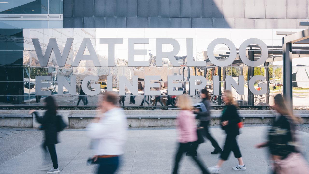 Waterloo Engineering sign