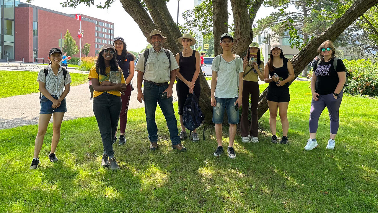 Group of citizen scientists participating in the BioBlitz