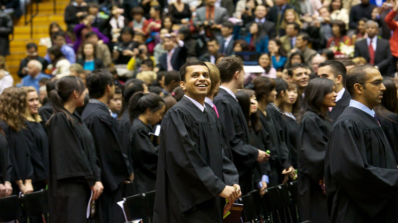 Students at Convocation