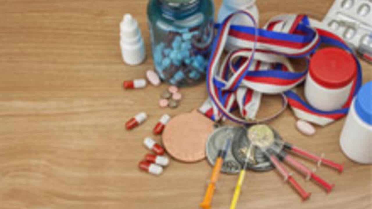 needles, pills and sports medals