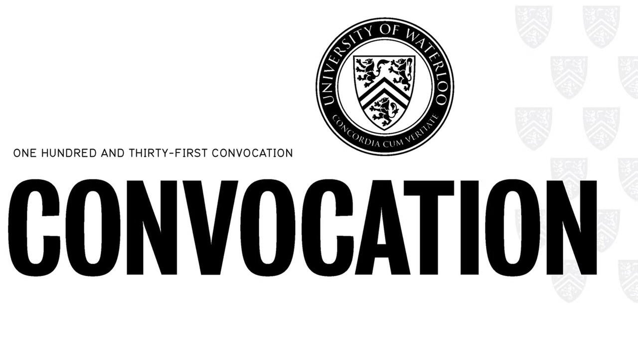 text on a white background saying CONVOCATION