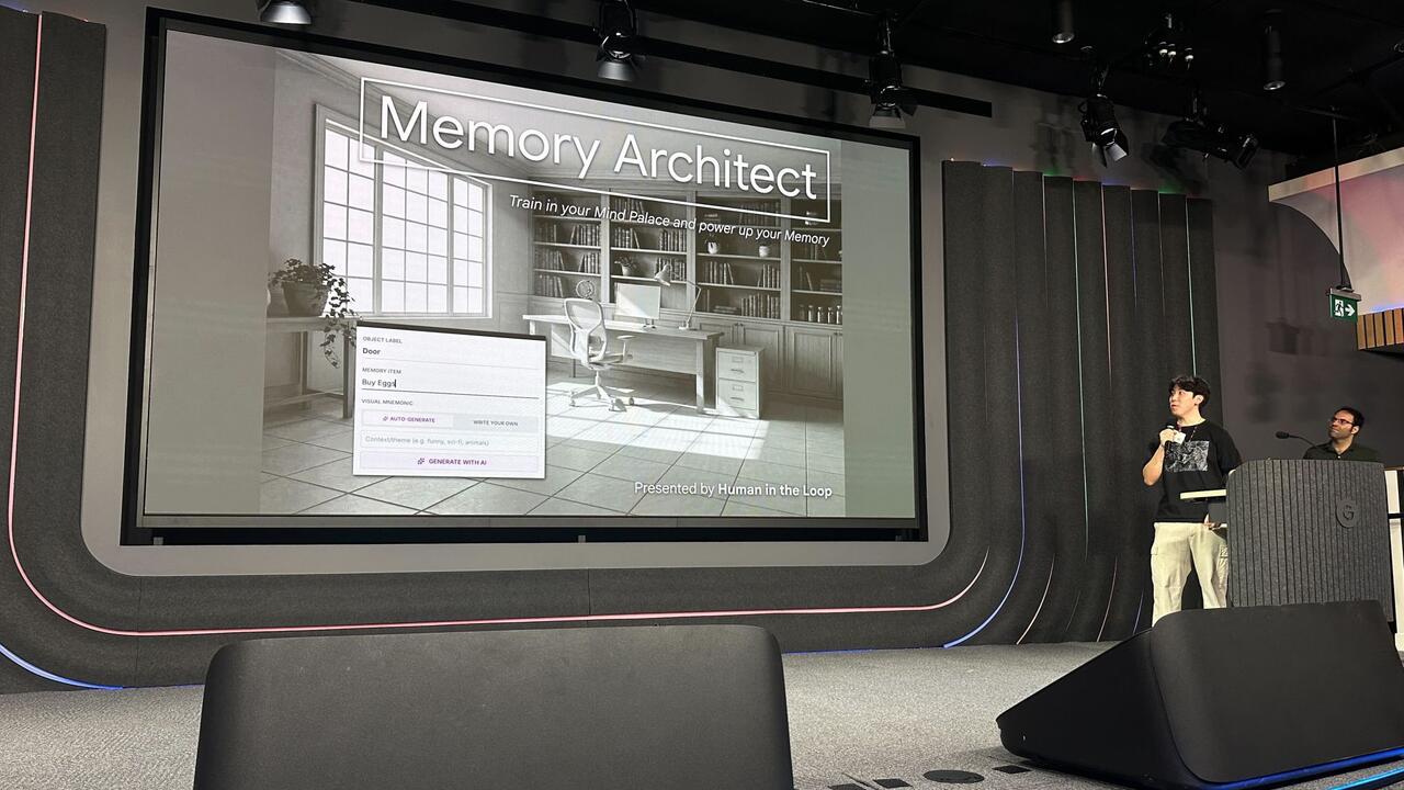 Students present their project, 