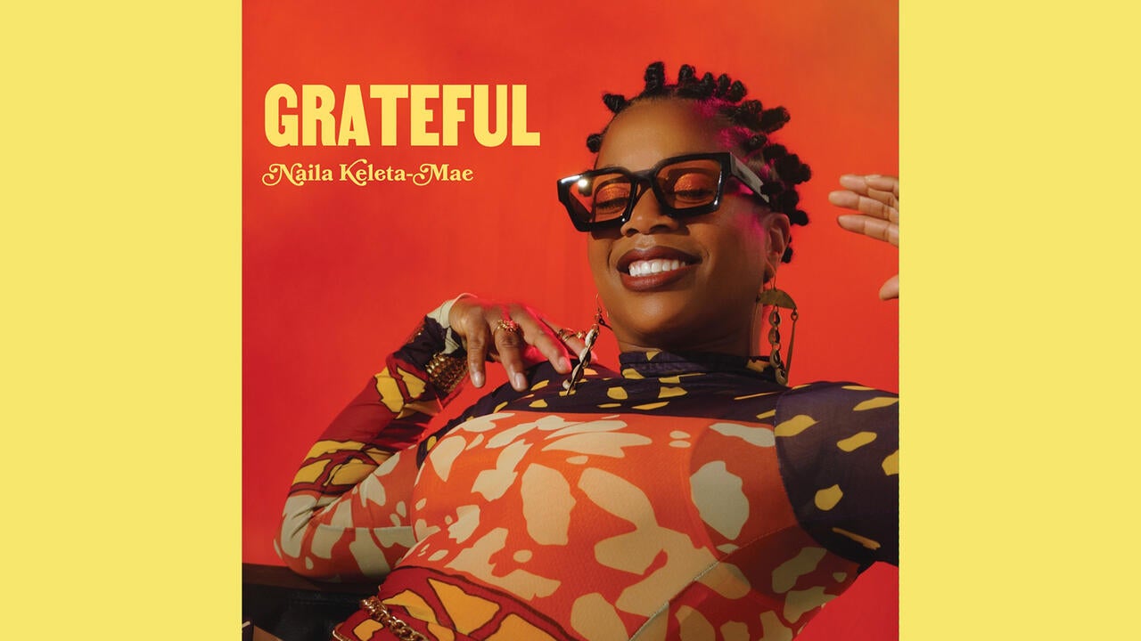 Dr. Naila Keleta-Mae on her record album cover