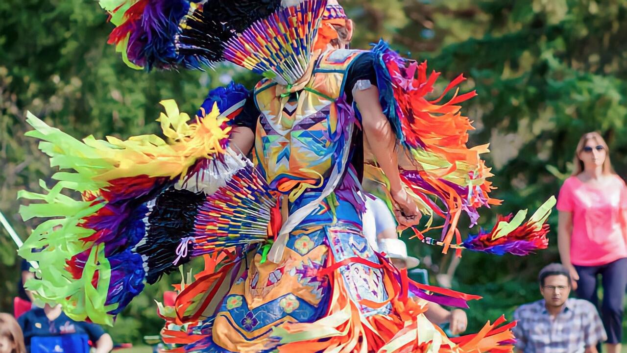 Pow Wow dancer