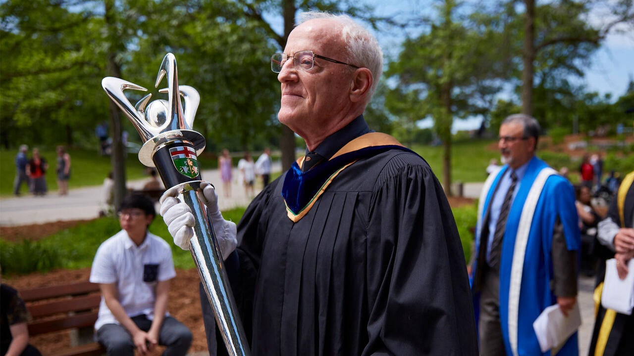 John North at convocation.