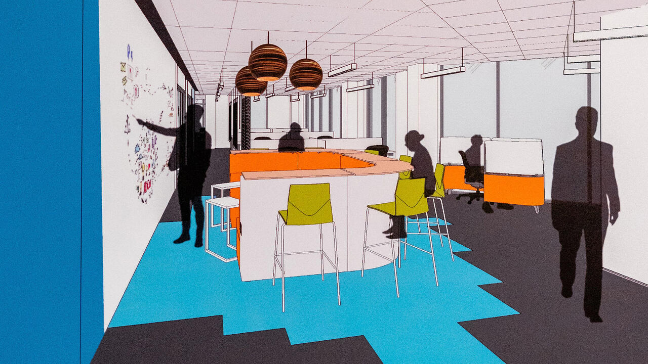 Plans for a collaborative work space at SAP