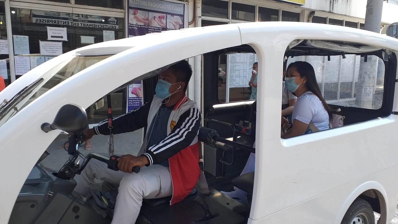 a Philippine's e-trike designed by electrical engineering alum 