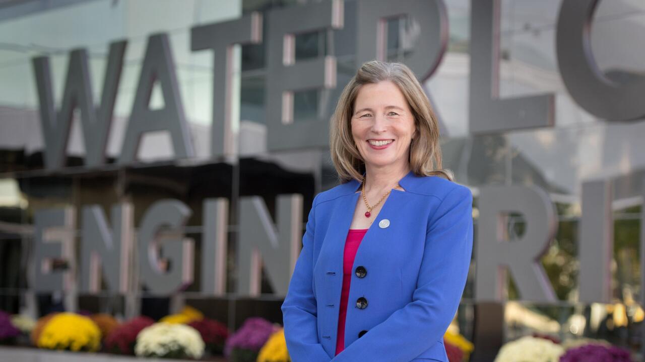 Dr. Mary Wells, dean of Waterloo Engineering.