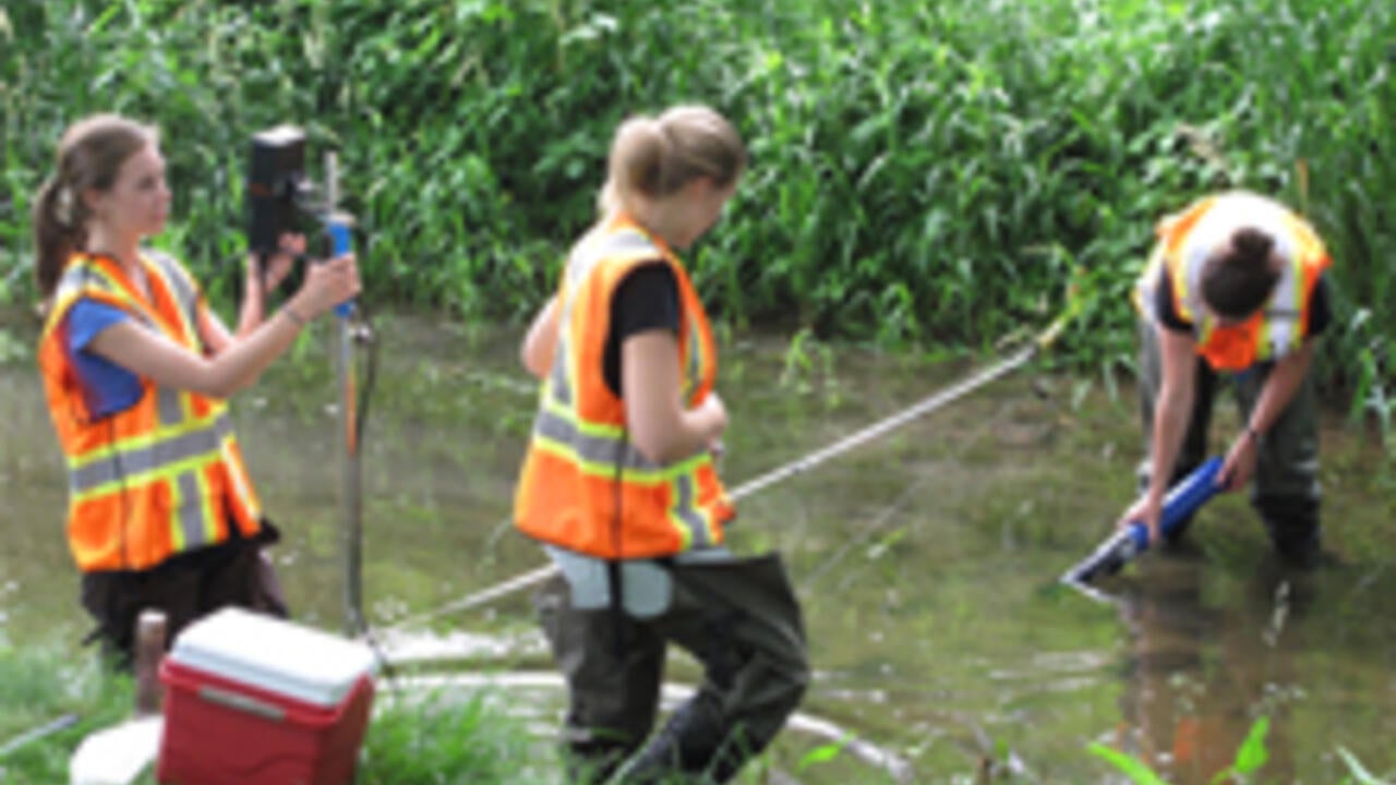 Researchers using smart watershed sensors