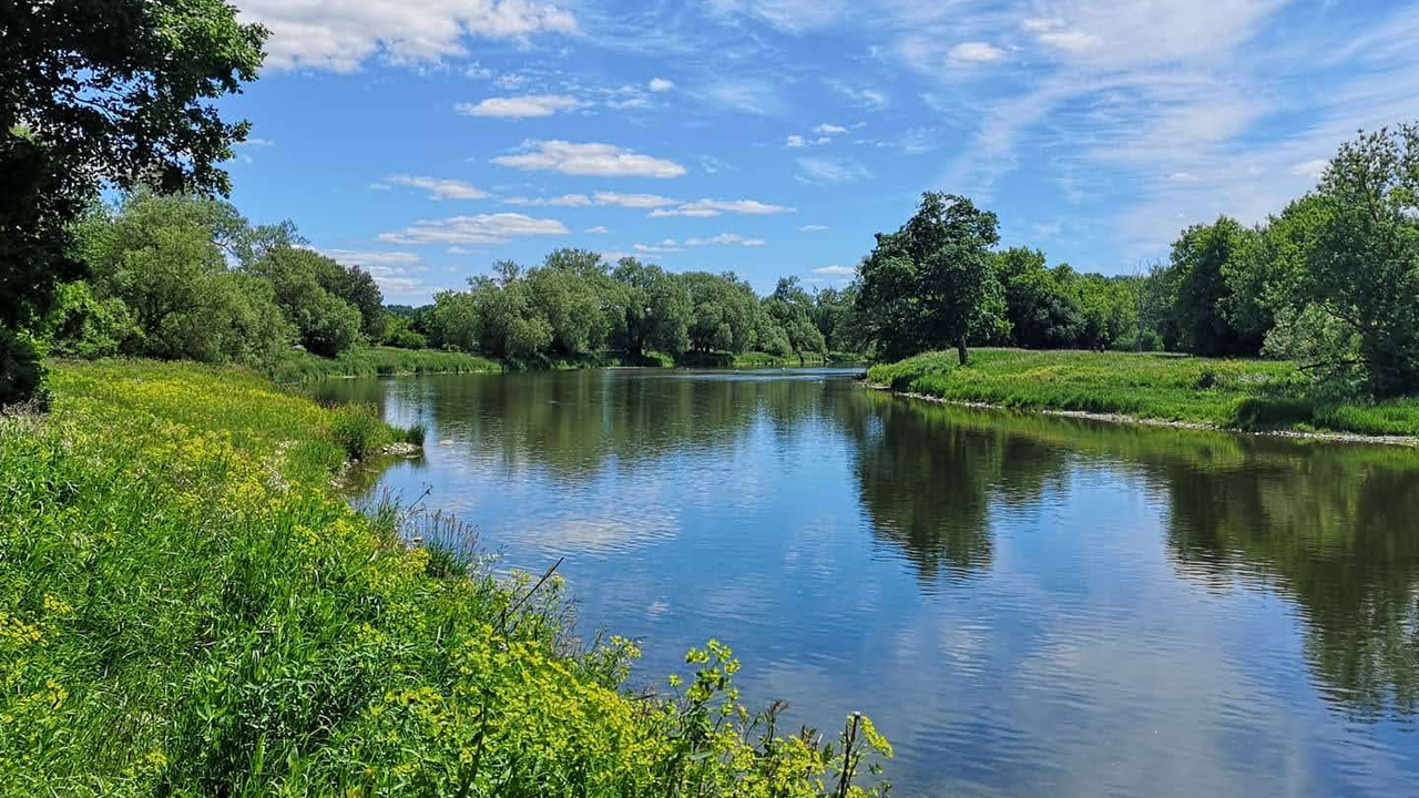 Grand River on a sunny day