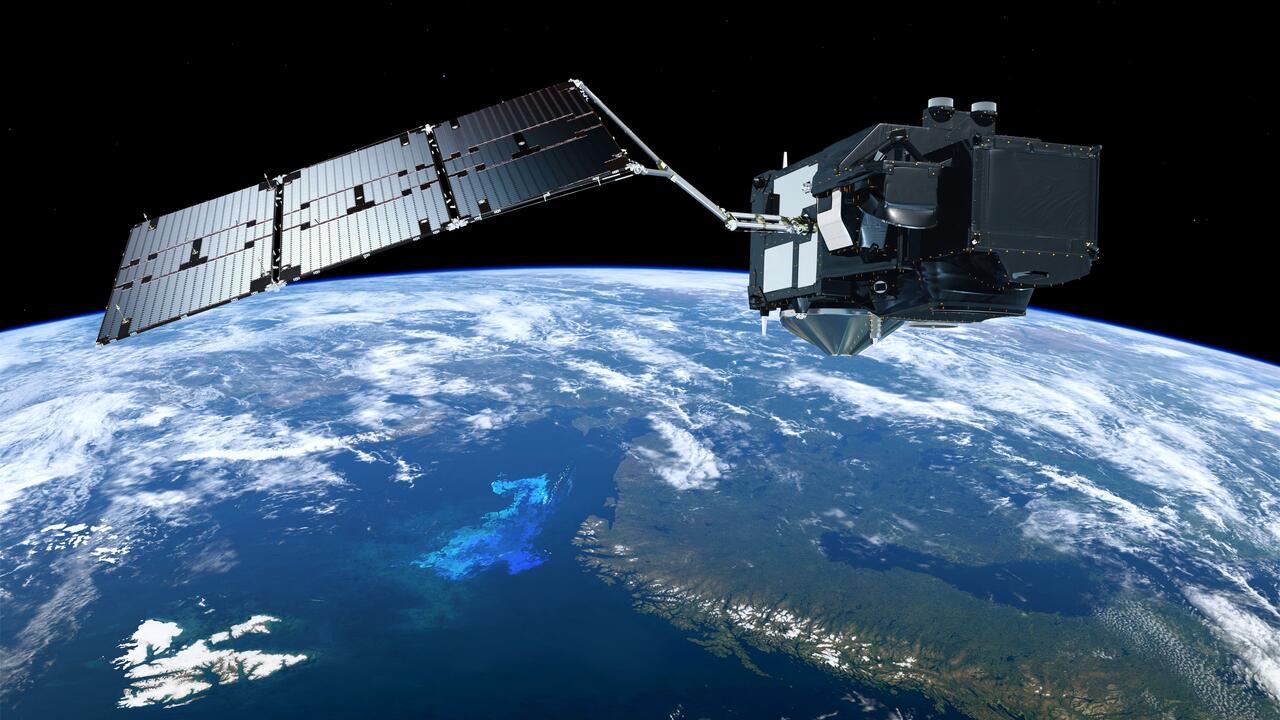 Sentinel-3, the satellite that acquired the data used in the study