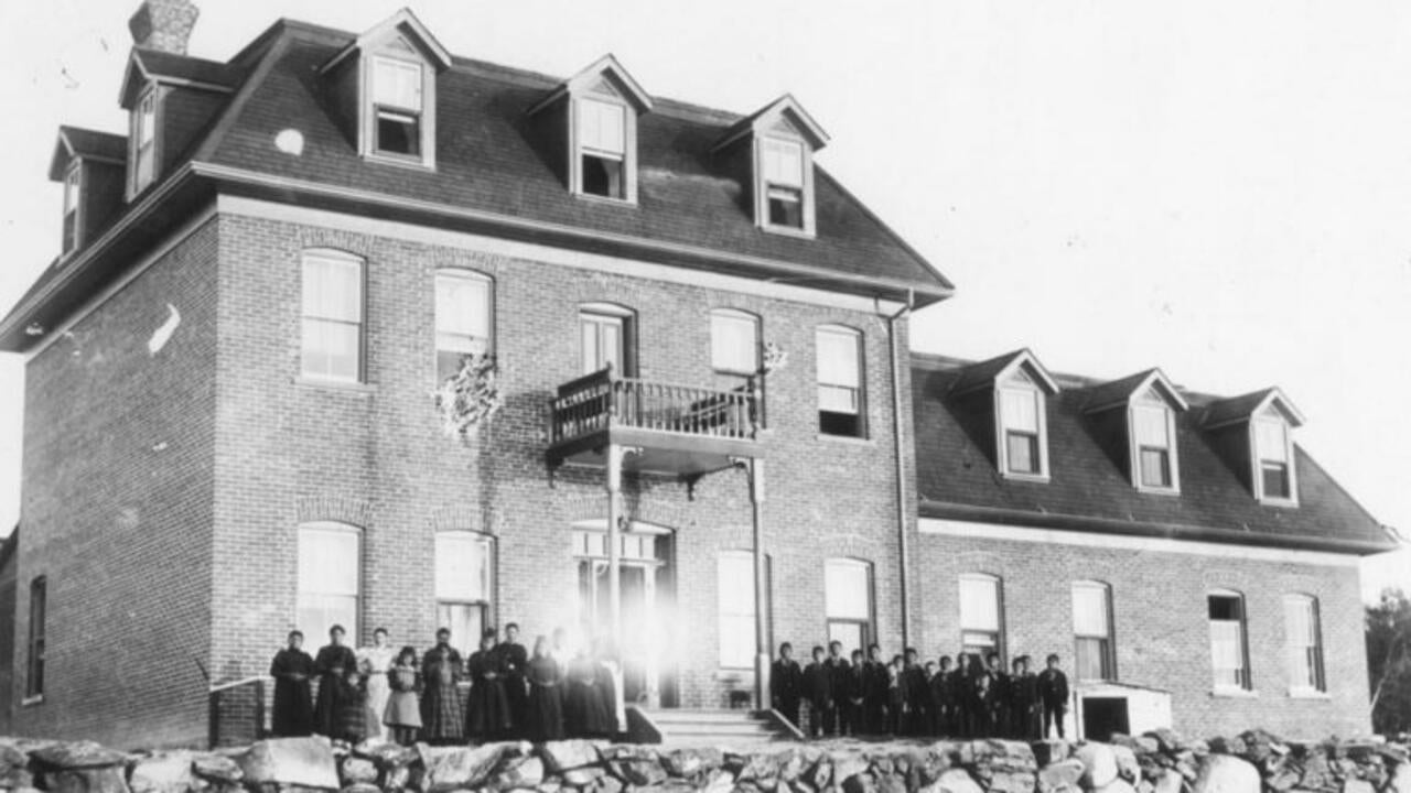 The former St. Mary's Indian Residential School. Photo: Shingwauk Residential Schools Centre Algoma Unversity.