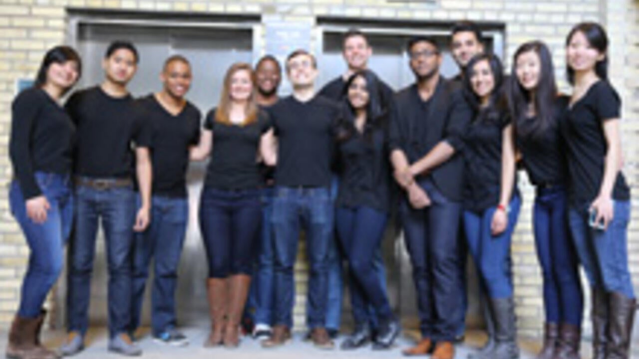 The large group of student volunteers who run TedX Waterloo