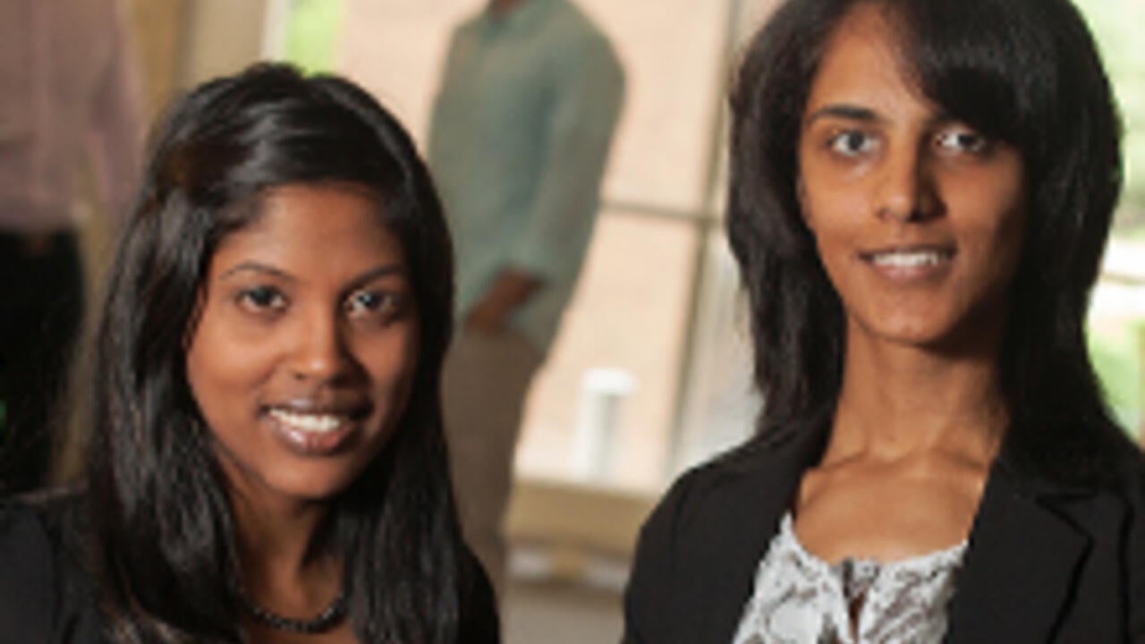 Banuja Sivarasah and Nimra Alam, UW Apprentice co-presidents