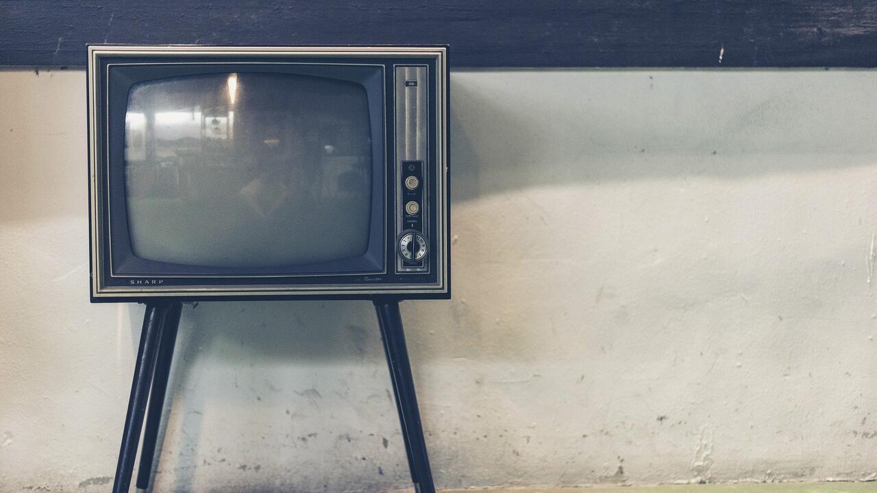 Image of old fashioned television
