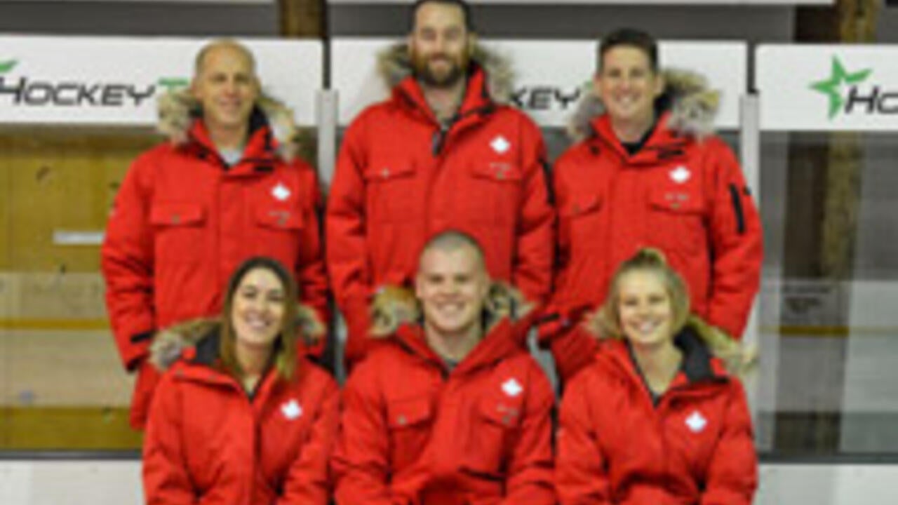 Waterloo Warriors in Team Canada uniform