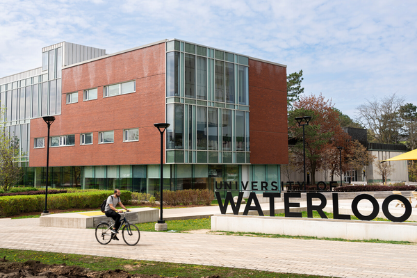 University of Waterloo sign