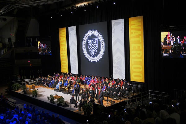 Convocation ceremony stage