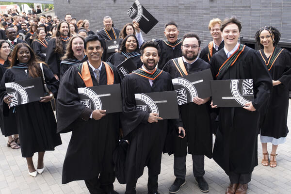 Graduating class from Faculty of Environment