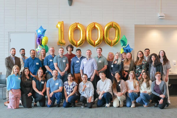 Waterloo students, staff and faculty at the 1000 days of WatSPEED celebration