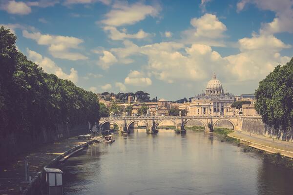 Scenic photo of Rome
