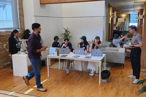 Co-op students at Faire