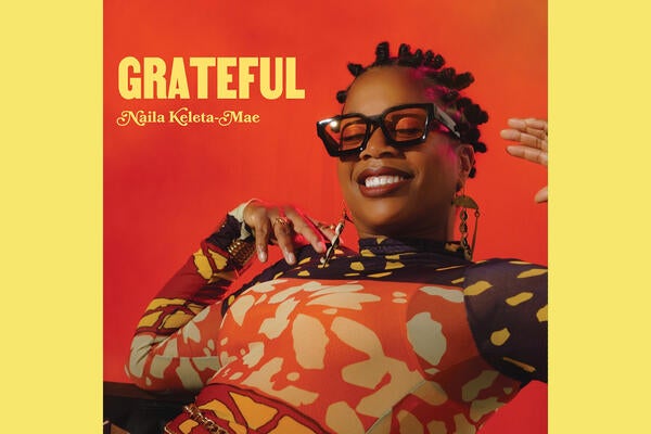 Dr. Naila Keleta-Mae on her record album cover