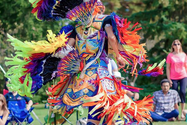 Pow Wow dancer