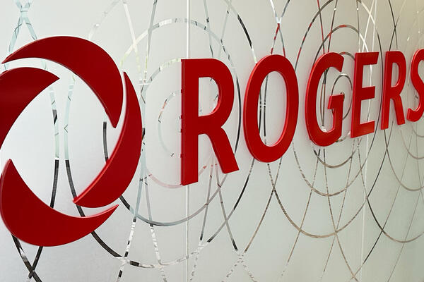 Rogers sign in an office