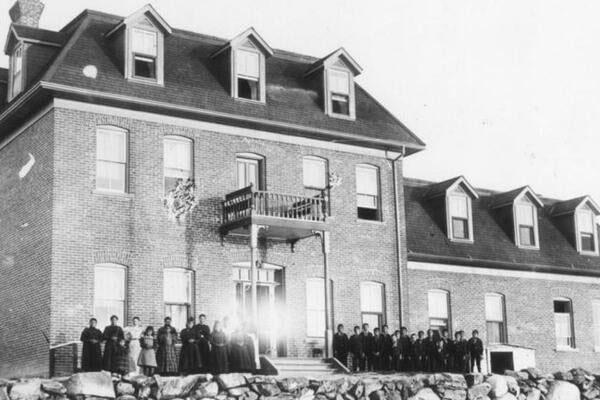The former St. Mary's Indian Residential School. Photo: Shingwauk Residential Schools Centre Algoma Unversity.