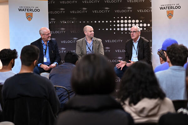 Velocity fireside chat with Michael Stork, Adrien Cote and Neil Murdoch 