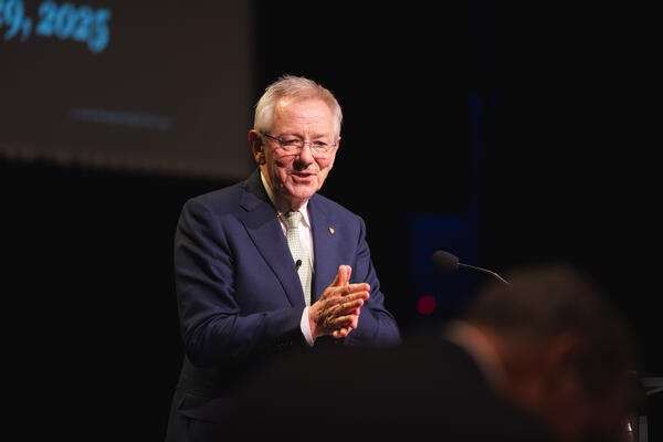 Sir Andrew Steer speaking. 