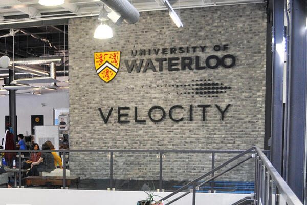 Velocity garage sign