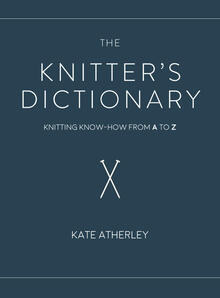 Book cover of Kate's &quot;Knitting Dictionary&quot;