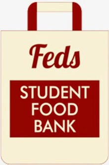 Images of Feds Student Food Bank bag
