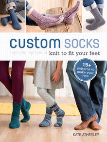 Cover of Kate's book &quot;Custom socks&quot;