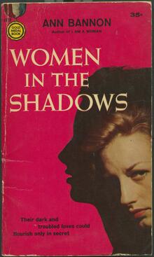 Cover from the lesbian pulp fiction collection - Women in the Shadows