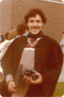 Stephen poses at his convocation