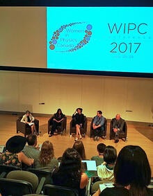 Panel participants at Women in Physics Conference