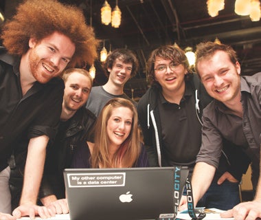 Students at University of Waterloo VeloCity