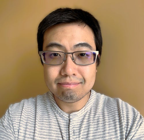 Man wearing glasses