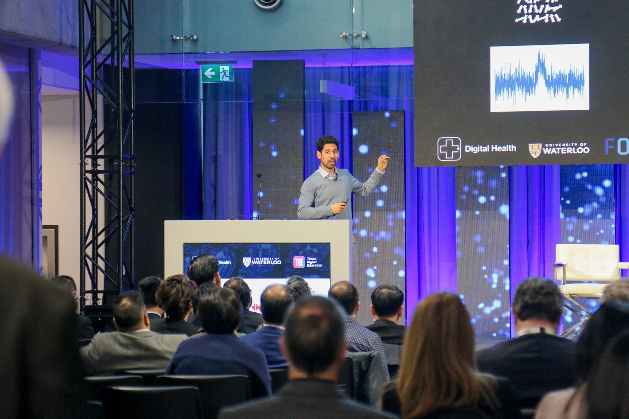 Sadegh Raeisi presents at the 2025 Digital Health Conference