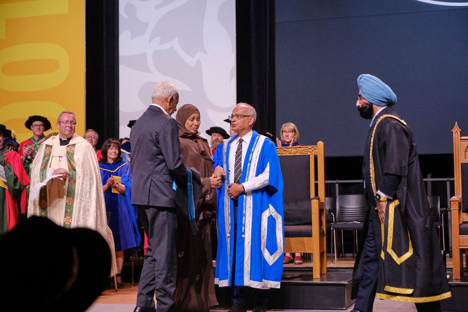 Anisa Mohamed and Hussein Haji
