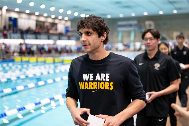 Aidan Iapicco at the pool.