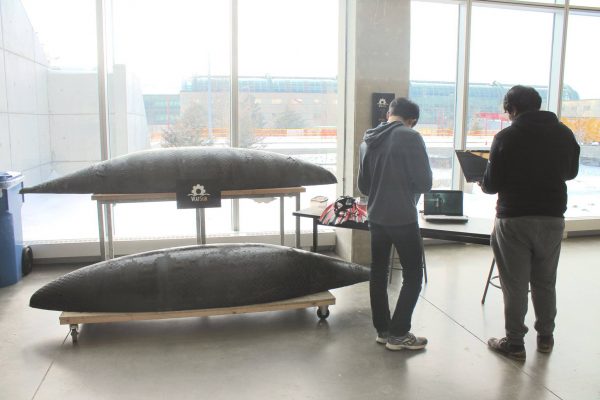 Amy in the Sedra Student Design Centre