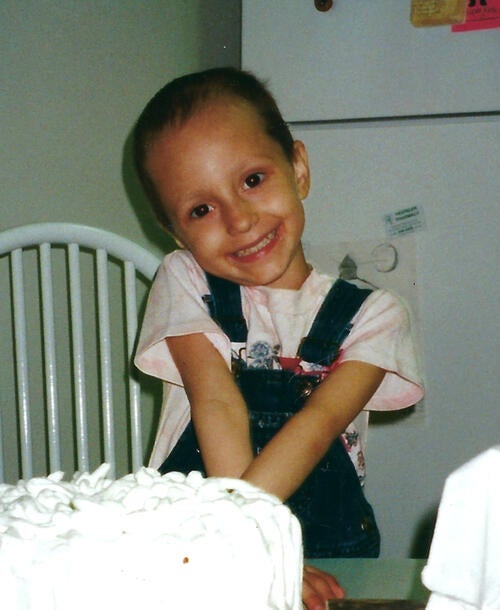 Picture of Anetta as a child