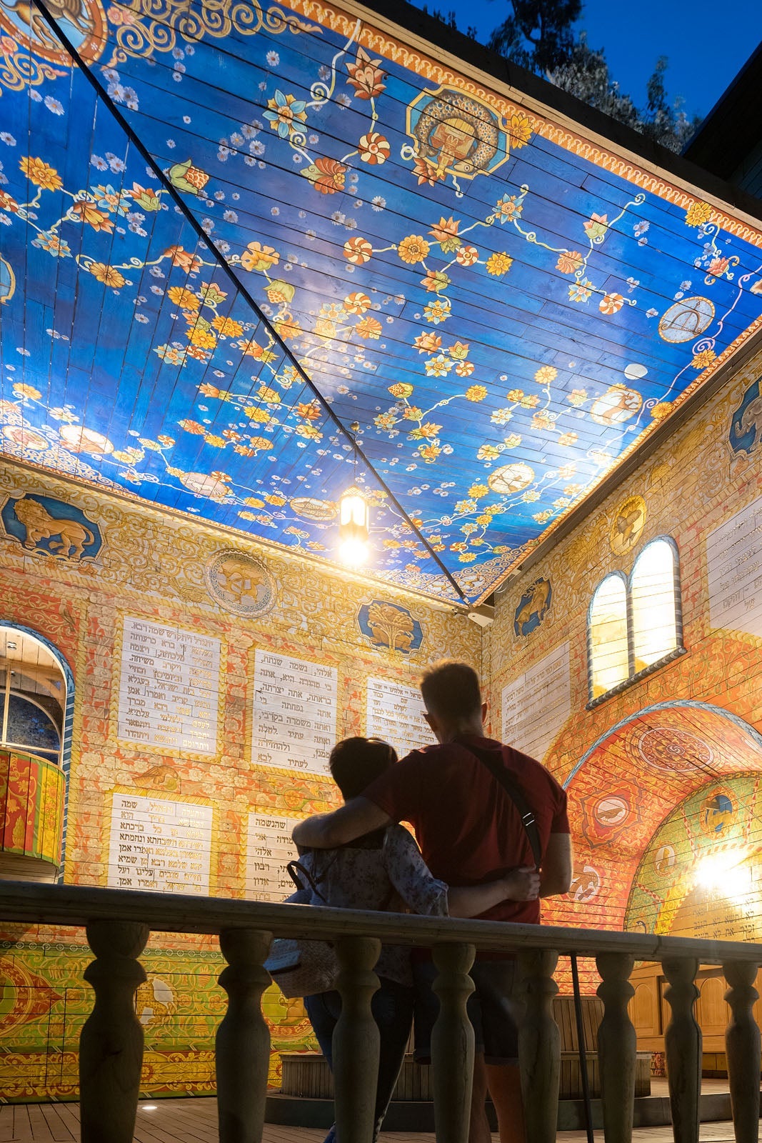 Inside the Babyn Synagogue 